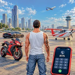 Indian Mafia Crime Bike 3D 图标